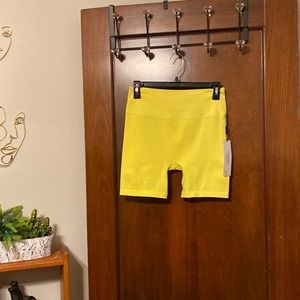 Brand new Calvin Klein performance neon yellow pride edition bike shorts 😍😍😍